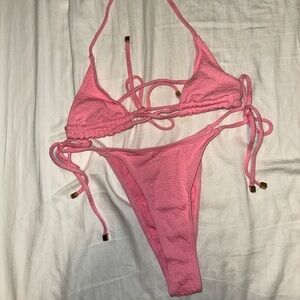MISSGUIDED Pink Bikini Set